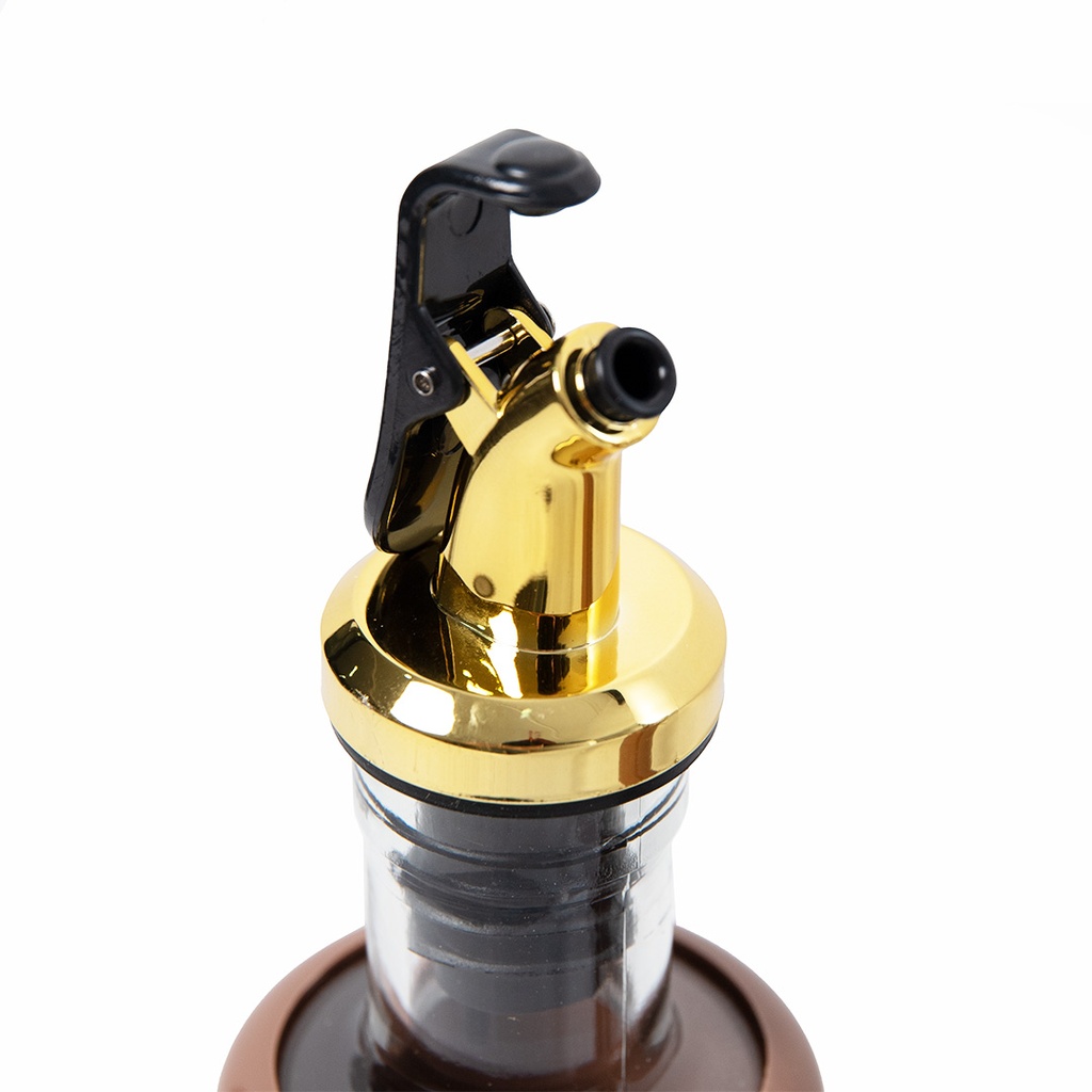 Set Portes Épices 11 Pièces En Verre Avec Support - Effet Bois Marron