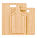Lot de 3 Planche à découper en Bois Bambou 