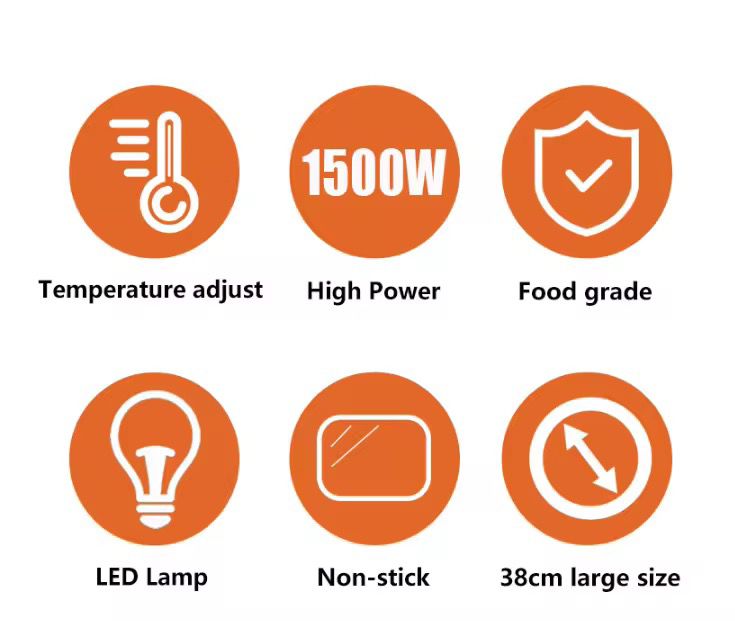 Crépière Electrique Sokany 1500W