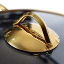 Batterie De Cuisine Vivaldi Lidya Diamond 7 Pièces Granite Noir