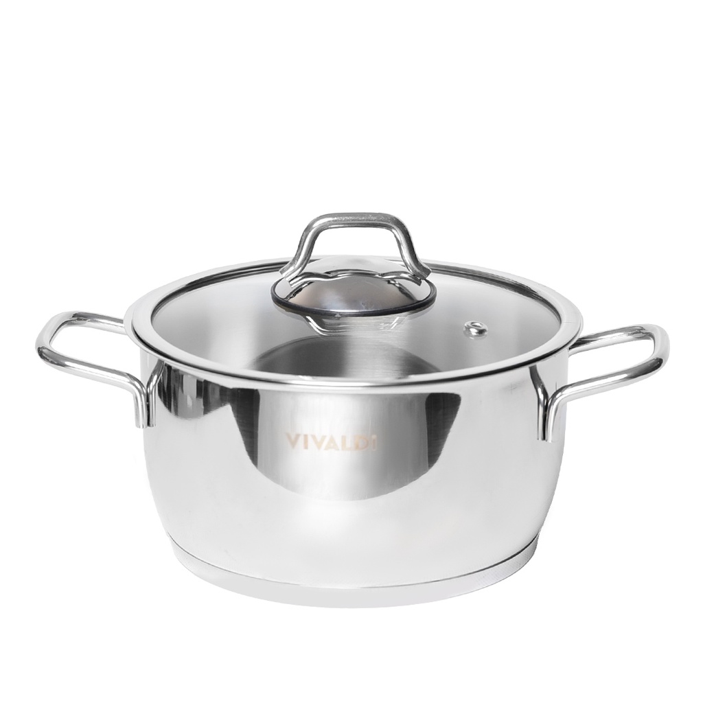 Batterie De Cuisine Vivaldi Almina 6 pieces En Inox 18/10