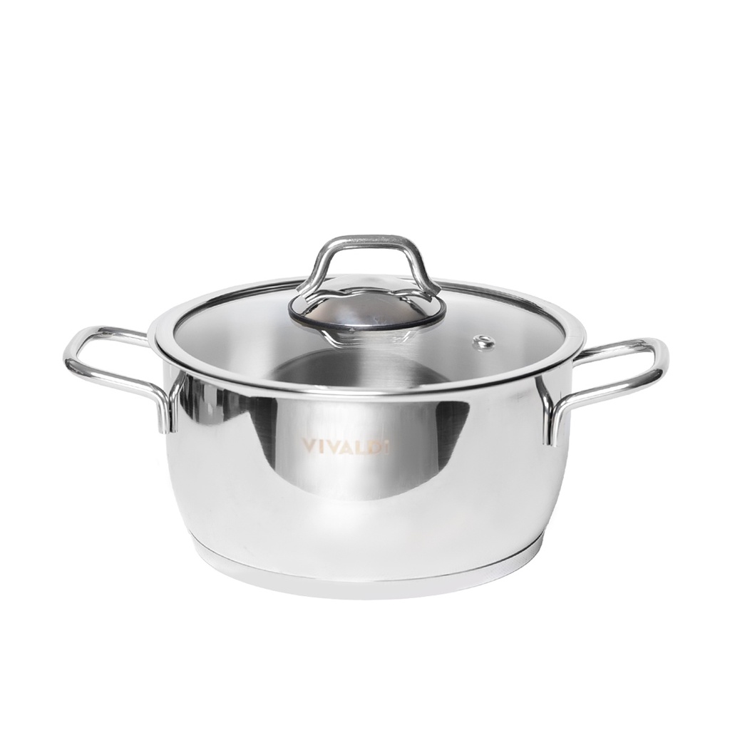 Batterie De Cuisine Vivaldi Almina 6 pieces En Inox 18/10