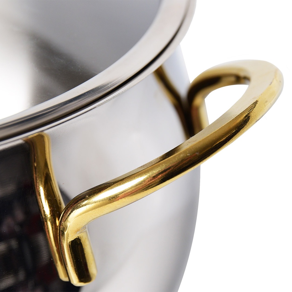 Marmite Vivaldi Tombo 26 cm Inox 18/10 Doré