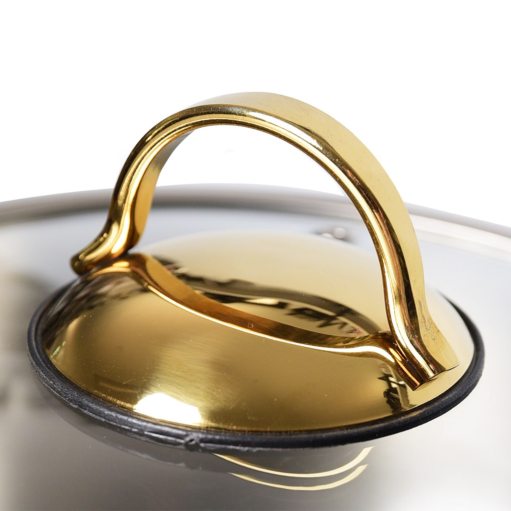 Marmite Vivaldi Tombo 24 cm Inox 18/10 Doré