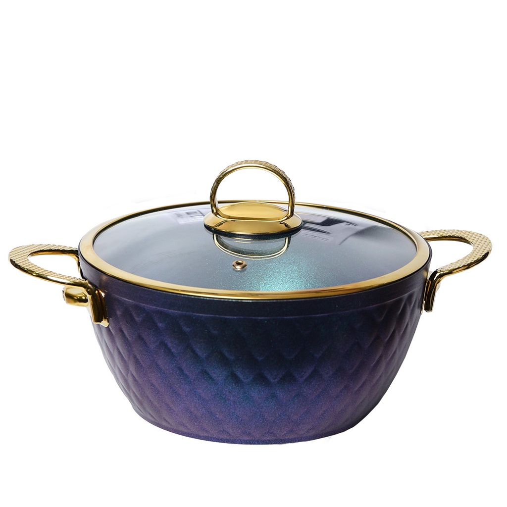 Batterie De Cuisine Vivaldi Lidya Diamond 7 Pièces Granite 