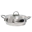 Batterie De Cuisine Vivaldi Rana 10 pieces En Inox 18/10 Argent