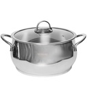 Batterie De Cuisine Vivaldi Rana 10 pieces En Inox 18/10 Argent