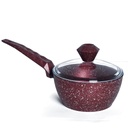 Batterie De Cuisine Sizar 16 Pièces Granite Rouge