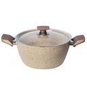 Batterie De Cuisine Vivaldi Eco 7 Pièces Granite Beige