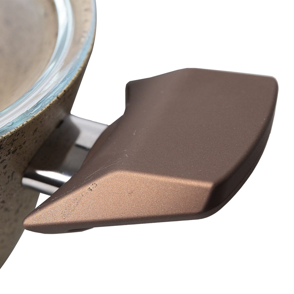 Batterie De Cuisine Vivaldi Eco 7 Pièces Granite Beige