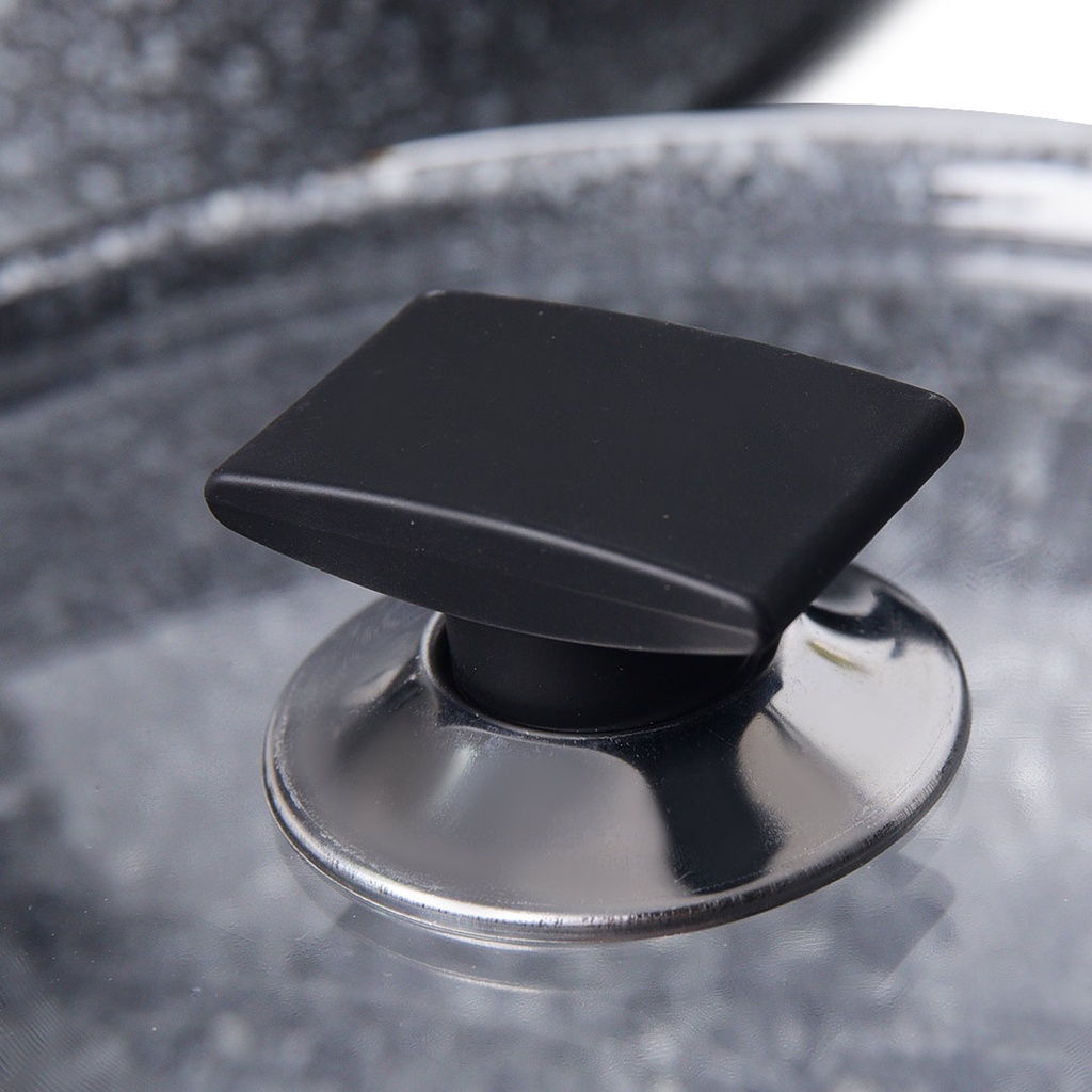 Batterie De Cuisine Vivaldi Eco 9 Pièces Granite Gris