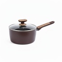 Batterie De Cuisine Sizar 21 Pièces Granite - Marron