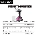 Défroisseur Vapeur Sokany 1500W 300ml 