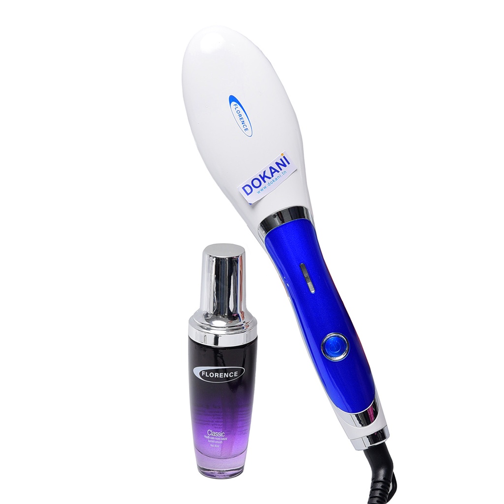 Brosse Séchoir Florence  Avec Sérum 50W 360° Bleu