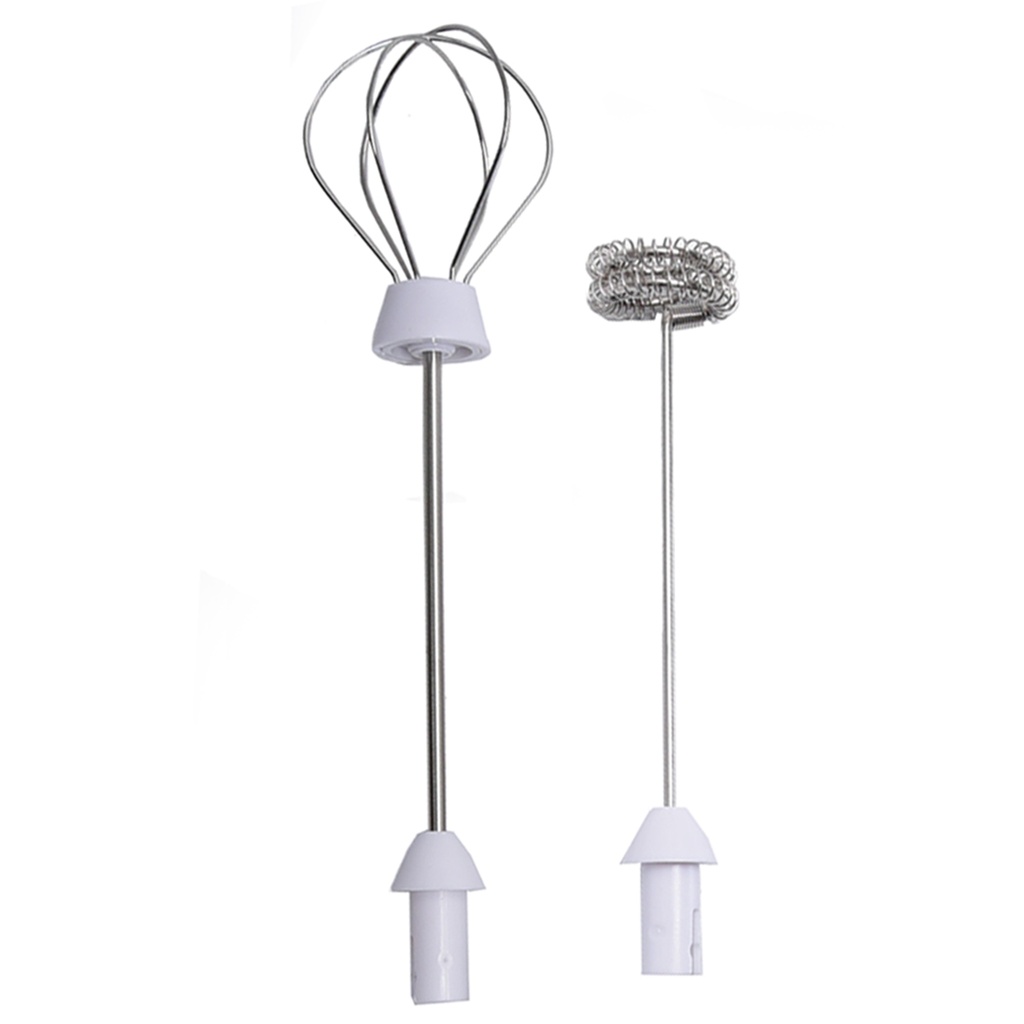 Mousseur à Lait 2 en 1 Rechargeable Florence 4W 9000RPM Blanc 