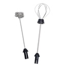 Mousseur à Lait 2 en 1 Rechargeable Florence 4W 9000RPM Noir  