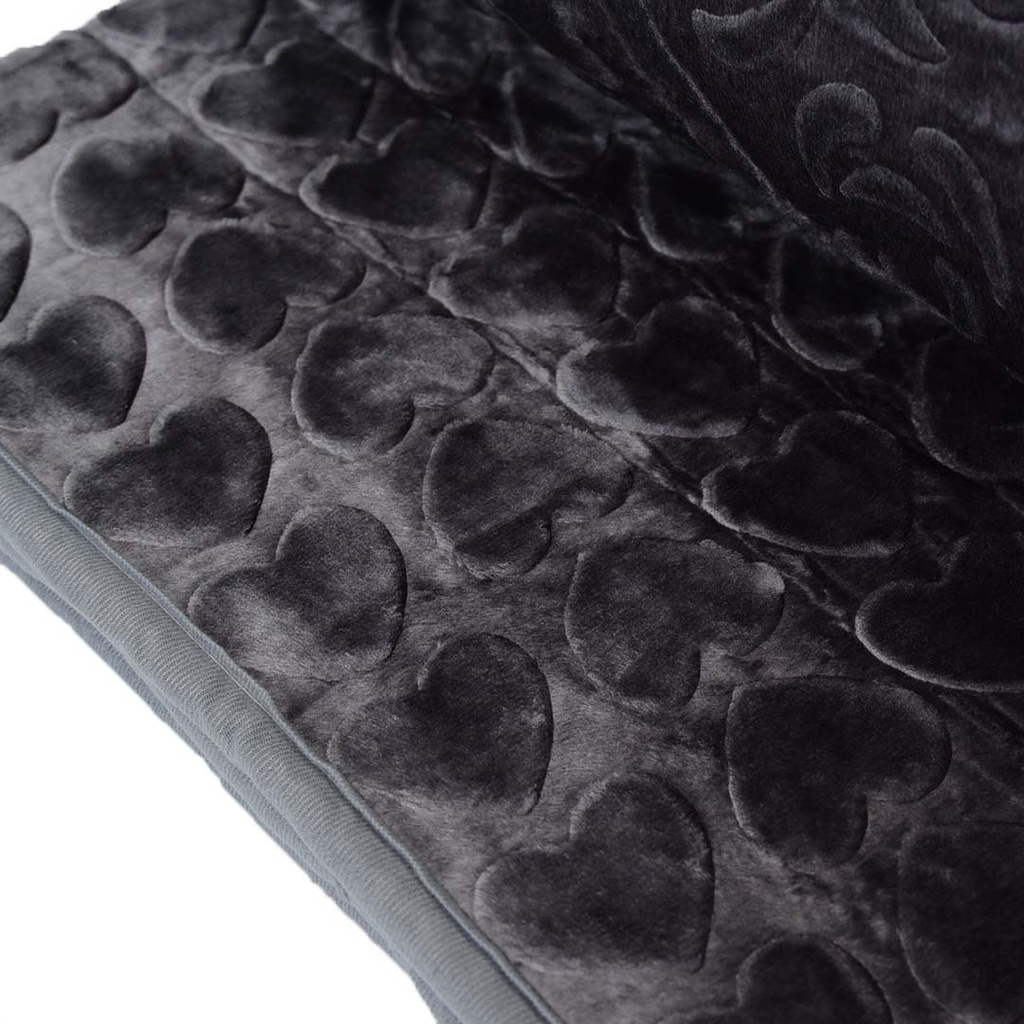 Couverture 2 Places 220/240 Dolce Vita Doubles Faces -M18 Gris