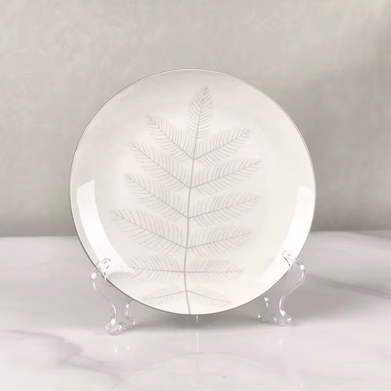 Service a Table en Porcelaine 12 Pièces Golden House Gris