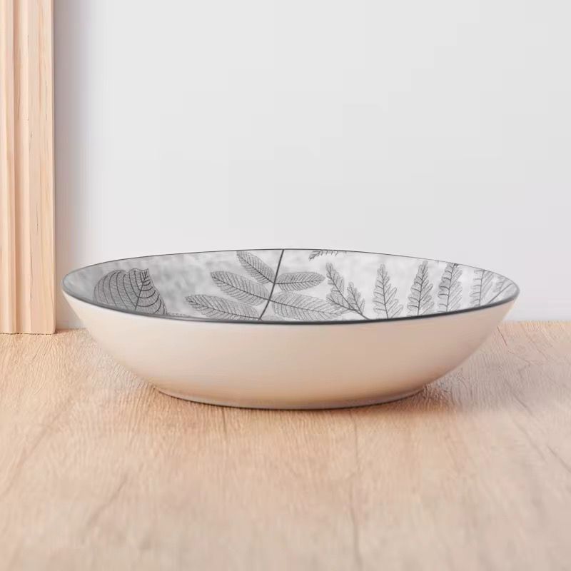 Service a Table en Porcelaine 12 Pièces Golden House Gris Charbon