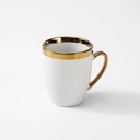 Service a Table en Porcelaine 16 Pièces Golden House Doré M2