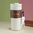 Mug Thermos Fashion en acier inoxydable 450ml - Blanc