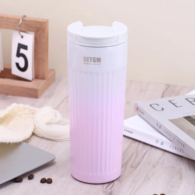 Mug Thermos Seygm en acier inoxydable 500ml - Rose