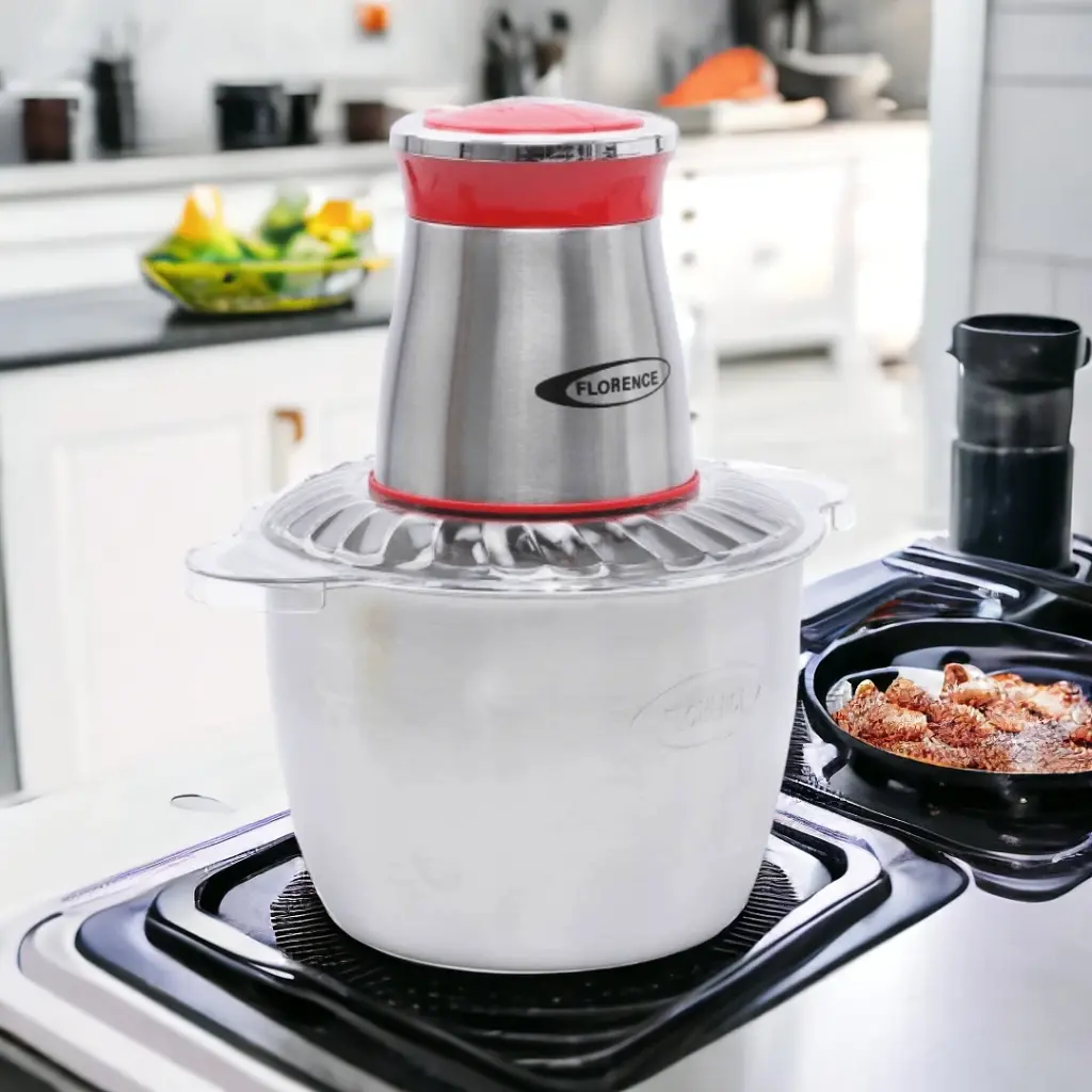 Hachoir Florence 3L 1000W Inox Rouge