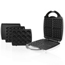 Appareil De Cuisson 4en1 Florence Panini Gaufre Zouza Maamoul (Blanc)