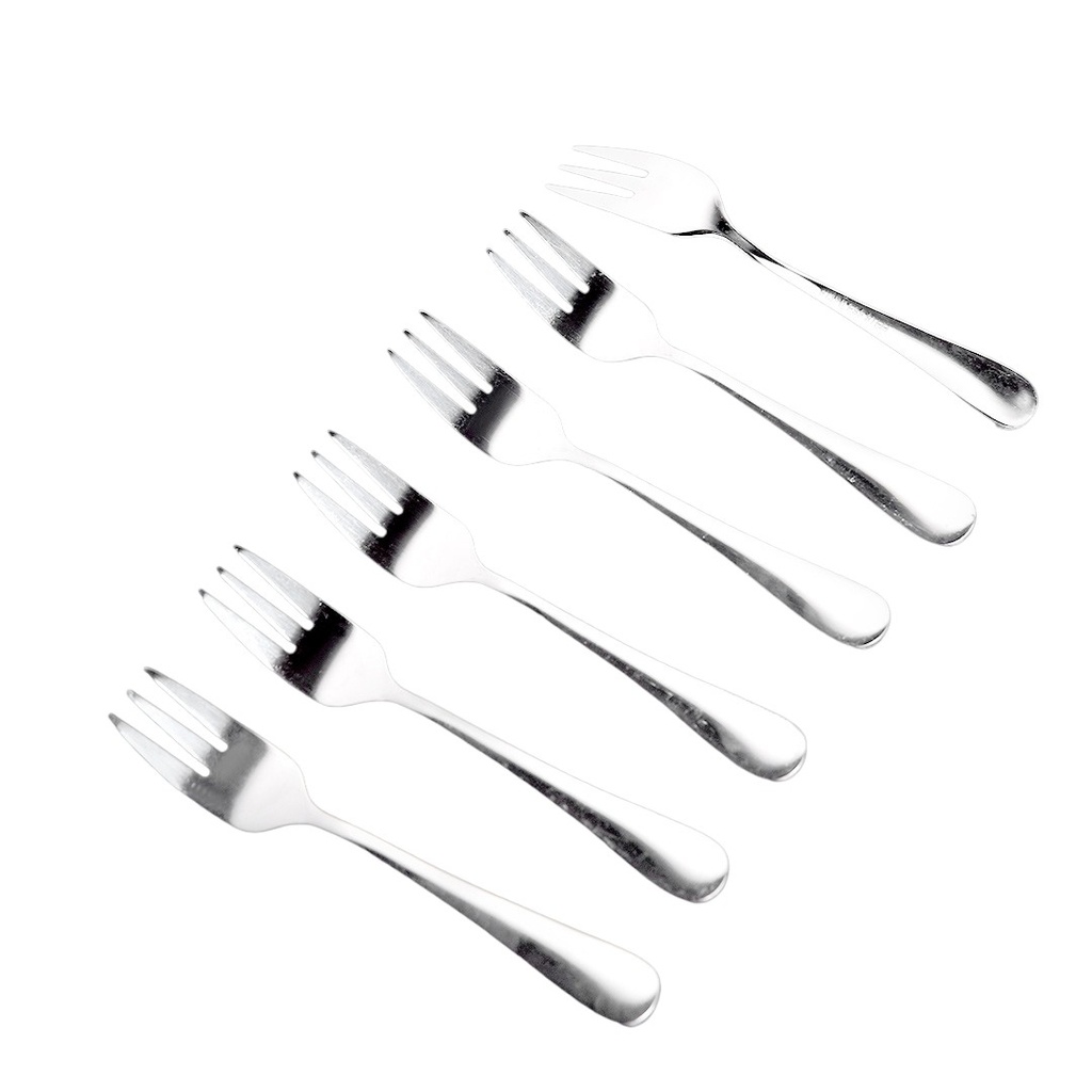 Lot De 6 Fourchettes à Fruit Cuisinova En Acier Inoxydable 