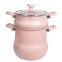 Couscoussier Granite Lines 8L 22 cm Rose