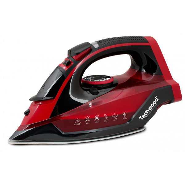 Fer à Vapeur Sans Fil Techwood Semelle Céramique, Vapeur Réglable & Auto-Nettoyant – TFS-246