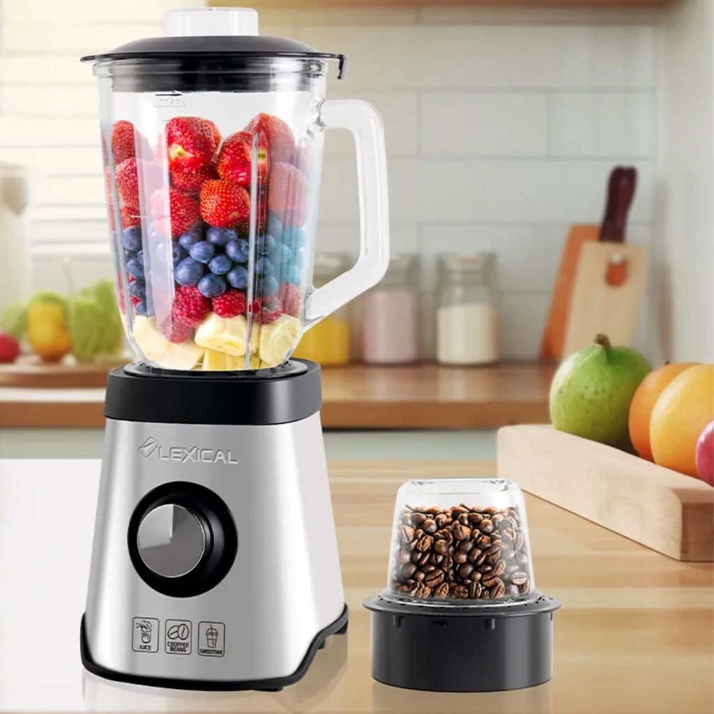 Blender Avec Grinder En Verre  Lexical 600W