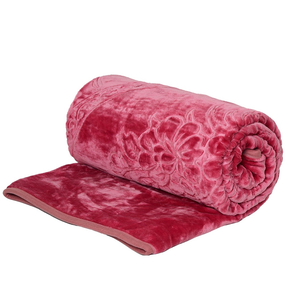 Couverture 2 Places 220/240 Dolce Vita - 4kg-M18 Rose Foncé