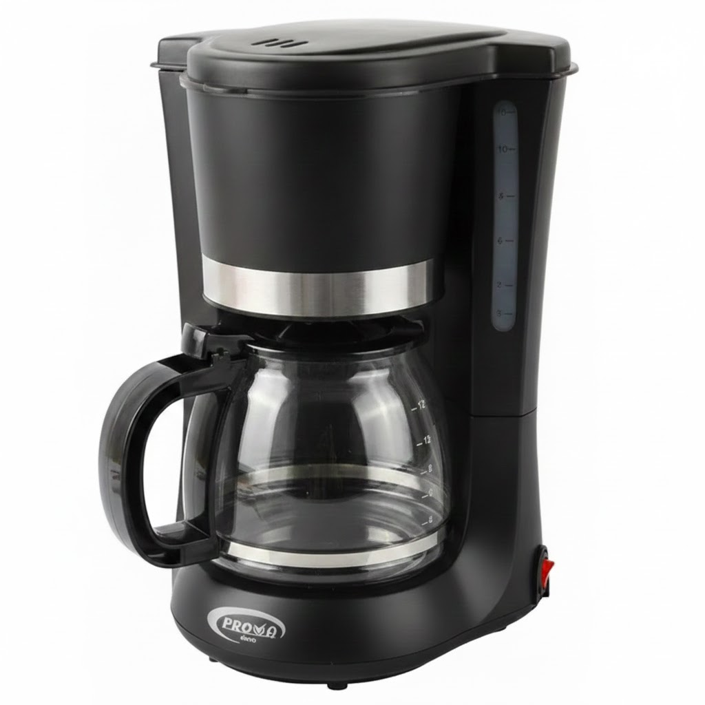 Cafétière Electrique Prova 1.2 L Noir - 900W 
