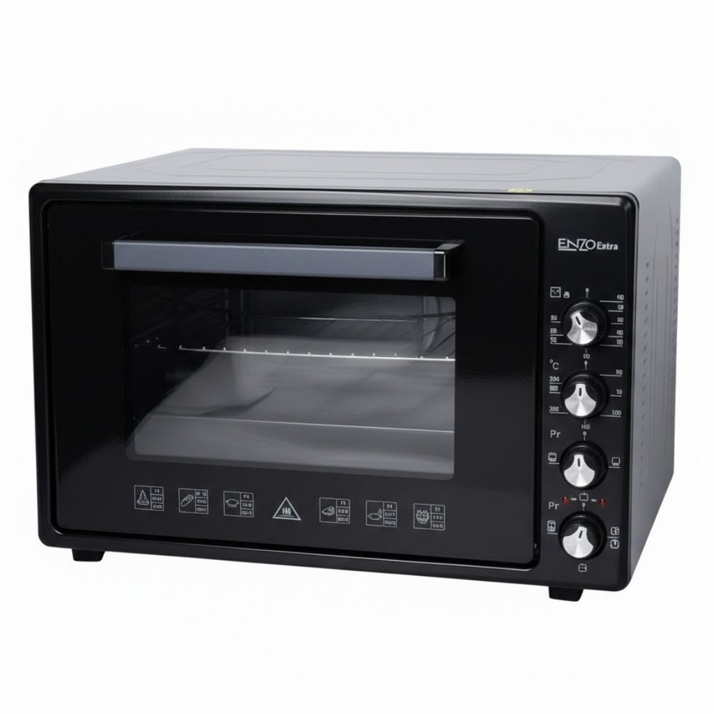 Four Électrique Avec Turbo Fan Enzo 70L Noir