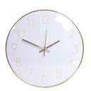 Horloge Murale Rond Bombé 29Cm Blanc