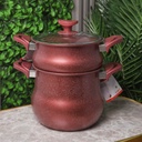 Couscoussier Granite Lines 5,5L 20 cm Rouge